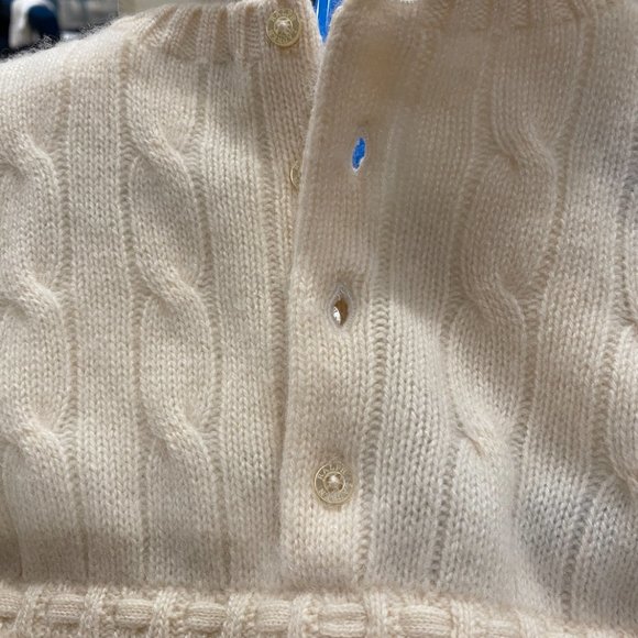 Ralph Lauren Cashmere Woven-Collar Coverall - Picture 5 of 8